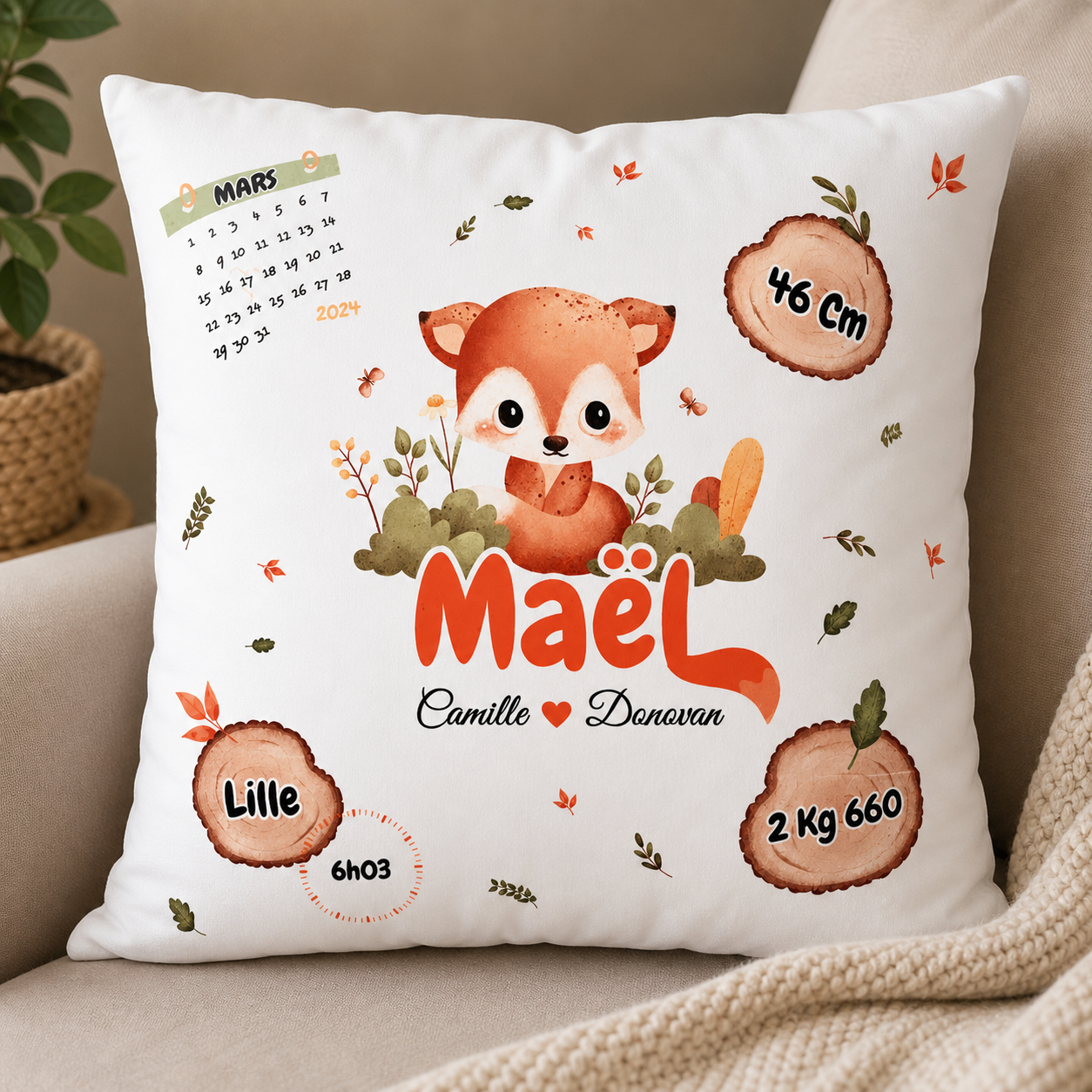 Fox - Coussin