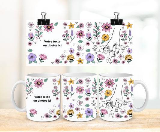 Main dans la main - Tasse