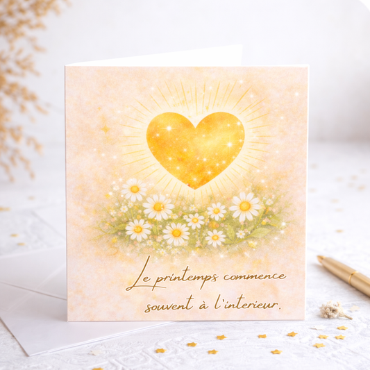 Coeur lumineux - Carte