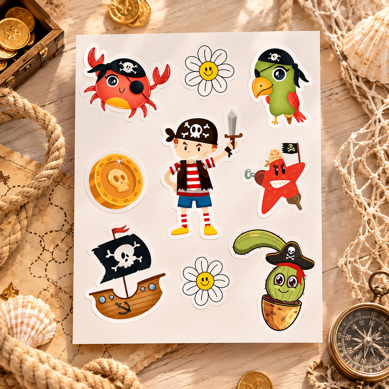 Pirate - stickers