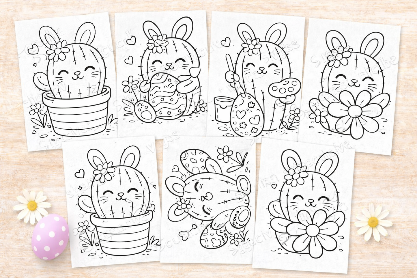 Pack coloriages Pâques