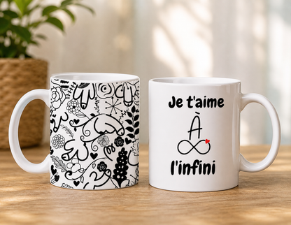 Duo Zizis fleuris - Tasse